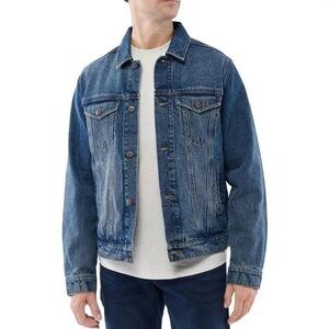 Lazer Mens Cotton Denim Trucker Jacket